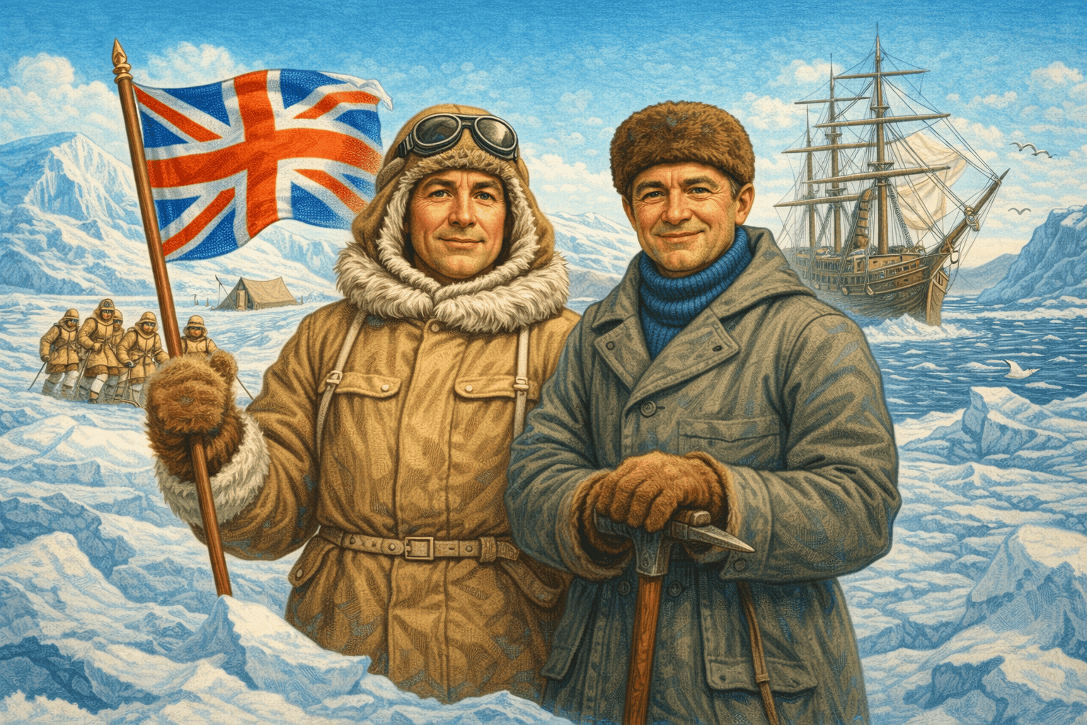 Scott and Shackleton