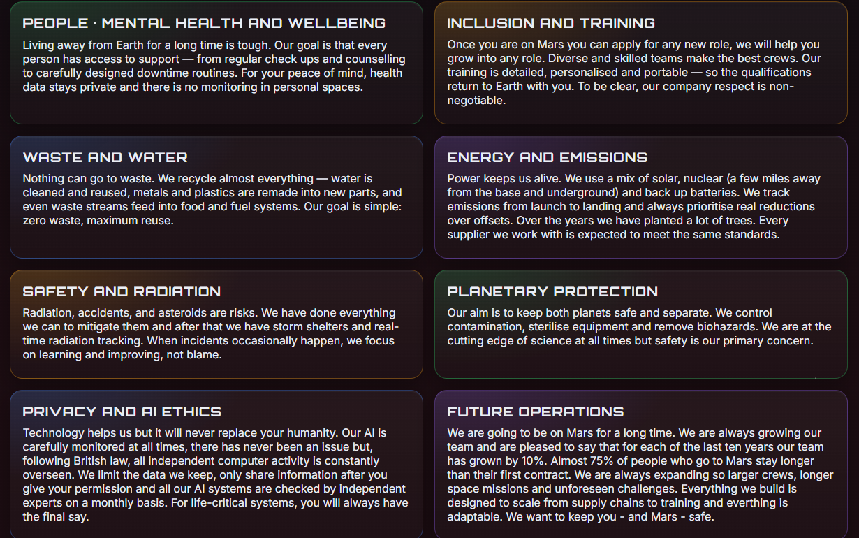 Screenshot showing the homepage